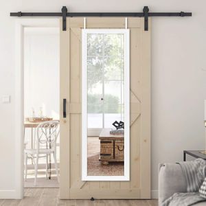 MIRUO Espejo de longitud completa, 64 x 21 pulgadas, marco de aleación de aluminio, espejo de suelo