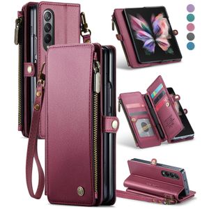 Defencase Funda para Galaxy Z fold 3, para Samsung Z fold 3 con ranura para bolígrafo, bloqueo RFID