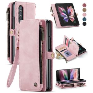 Defencase Funda para Galaxy Z fold 3, para Samsung Z fold 3 con ranura para bolígrafo, bloqueo RFID