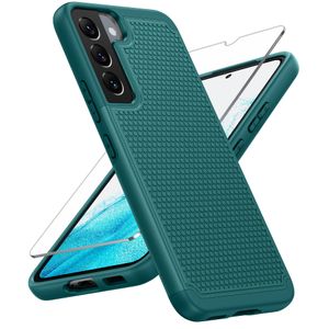 BNIUT Funda para Samsung Galaxy S22 5G: funda protectora de doble capa resistente para teléfono