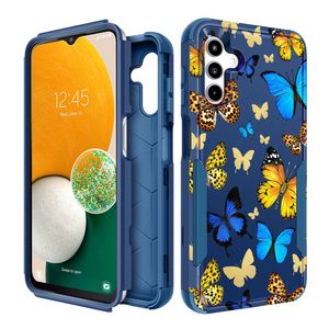 Plakill Funda protectora 3 en 1 para teléfono Galaxy A14 5G, bonita funda de diseño a prueba de