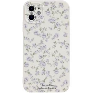 Ownest Funda compatible con iPhone 11, diseño floral vintage de rosas, lindo diseño para mujeres y