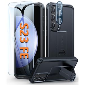 FNTCASE Funda para Samsung Galaxy S23-FE: protección contra caídas y golpes de grado militar con