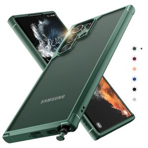 TOCOL Funda magnética para Samsung Galaxy S22 Ultra, [compatible con carga inalámbrica] [protección