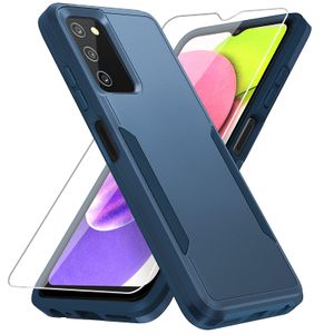 Warsia Funda para Samsung Galaxy A03S, Galaxy A03S con protector de pantalla [prueba de caídas de