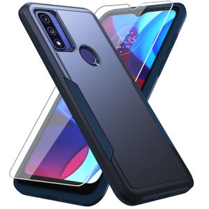 Warsia Funda para Moto G Pure para Moto G, funda para teléfono con protector de pantalla, [probada