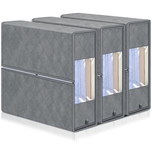 KIMBORA Organizador y almacenamiento de sábanas plegable, paquete de 3 organizadores de sábanas de