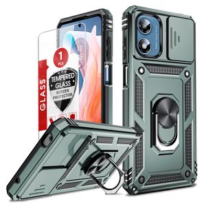 LeYi Funda para Moto G-Play-2023: Funda Moto G Pure / G Power 2022 con 2 protectores de pantalla,