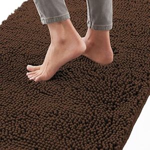 Gorilla Grip - Alfombra de baño original de felpilla de lujo, extra suave, duradera y absorbente,