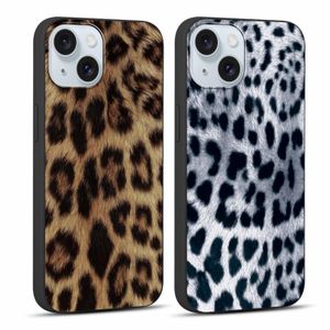 RUMDEY Paquete de 2 fundas de teléfono con bonito estampado de guepardo para Apple iPhone 11 de 6.1