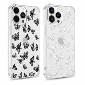 RUMDEY Paquete de 2 fundas de teléfono con bonito estampado de guepardo para Apple iPhone 11 de 6.1