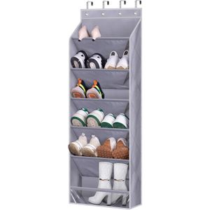 KEETDY Zapatero para colocar sobre la puerta para 20 pares de tenis, organizador grande de zapatos