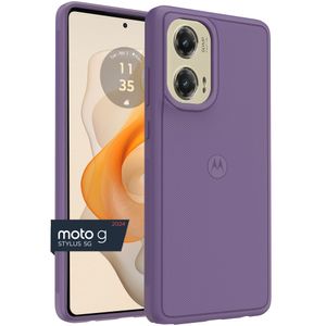 Motorola Funda protectora para Moto G Stylus 5G (2022), color morado claro, ajuste delgado,