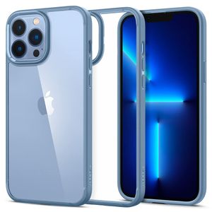 Spigen Ultra Hybrid [tecnología antiamarillamiento] funda para iPhone 13 Pro Max (2021), cristal
