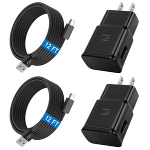 Cargador de teléfono Android tipo C con cable C de 10 pies de carga rápida para Samsung Galaxy