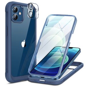 Miracase - Funda transparente de cristal, compatible con iPhone 13 de 6.1 pulgadas, 2023, de cuerpo