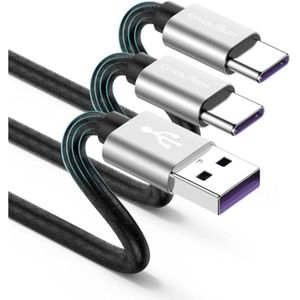 CyvenSmart - Cargador compatible con Samsung Galaxy S10, S9, S8 Plus (3 A, carga rápida), 3 unidades