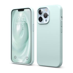 elago Compatible con iPhone 13 Pro, funda de silicona líquida, funda protectora de cámara de cuerpo