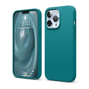 elago Compatible con iPhone 13 Pro, funda de silicona líquida, funda protectora de cámara de cuerpo