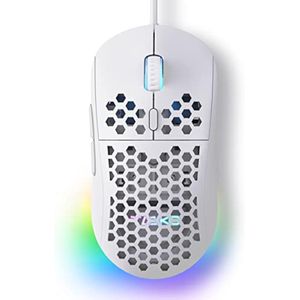 TMKB Falcon M1SE - Mouse ultraligero para juegos de panal de abeja, sensor óptico de alta precisión