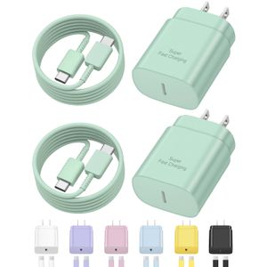 Samsung Cargador rápido de 25 W tipo C cargador de pared súper rápido para Galaxy S23 S22 S21 S21
