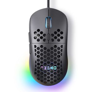 TMKB Falcon M1SE - Mouse ultraligero para juegos de panal de abeja, sensor óptico de alta precisión