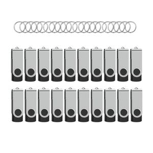 Memoria USB 2.0 de 2 GB, paquete de 2 unidades de memoria Wooolken Thumb Drive con luz LED y