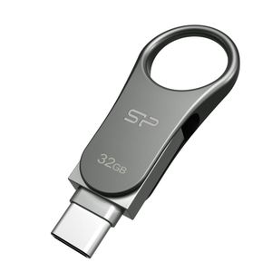 Silicon Power - Paquete de 2 unidades flash USB 3.0/3.1 Gen1 de 128 GB Blaze B02