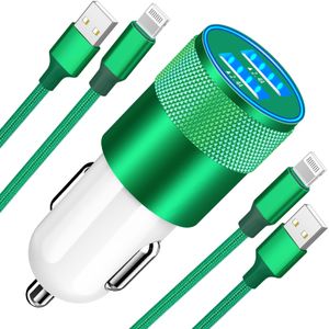 [Apple MFi Certified] iPhone Fast Car Charger, Braveridge 4.8A Dual USB Power Rapid Car Charger