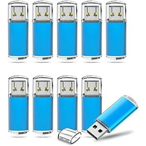 Topesel - Juego de 5 unidades, USB 2.0, USB 3.0 (5 colores variados: negro, azul, verde, rojo,