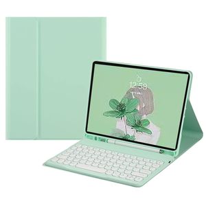 Funda con teclado para iPad 9, iPad 8, iPad 7 de 10.2 pulgadas, Air 3 Pro 10.5, linda funda de