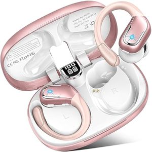 Auriculares inalámbricos Bluetooth deportivos, Bluetooth 5.3 con micrófono con cancelación de ruido,
