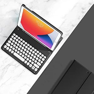 Funda con teclado para iPad 9, iPad 8, iPad 7 de 10.2 pulgadas, Air 3 Pro 10.5, linda funda de