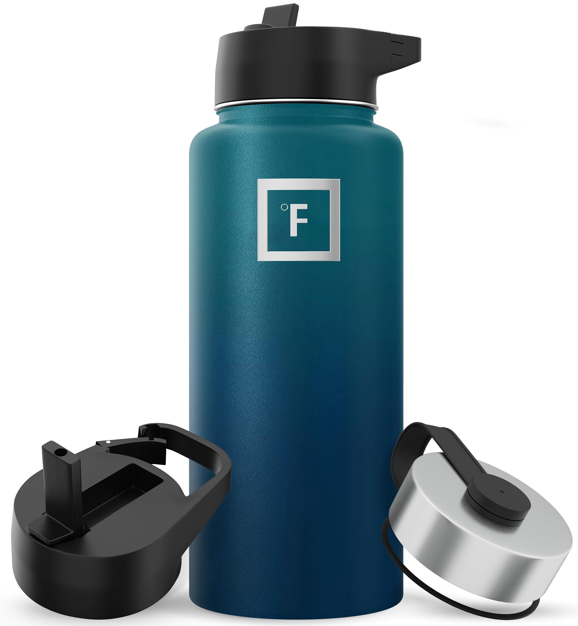 Iron Flask – Botella de agua deportiva de 14 onzas, 18 onzas, 22