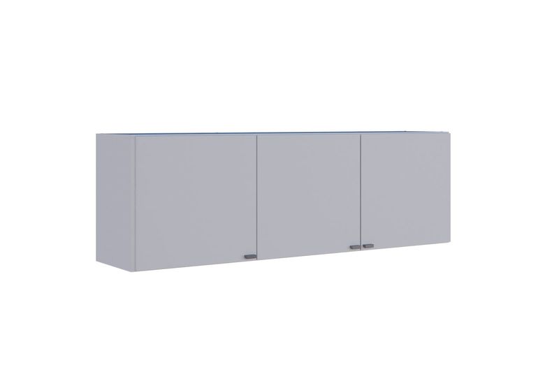 Alacena Orlandi 3 Ptas 4021 140x45x30CM Blanco_0000_Alacena 140 - perfil - BLANCO