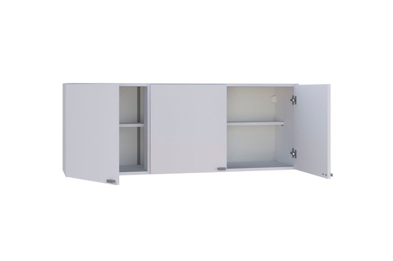Alacena Orlandi 3 Ptas 4035 120x45x30CM Blanco_0003_Alacena 120 - abierta - BLANCO
