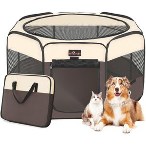 Aivituvin Corralito portátil para mascotas, 29 pulgadas, plegable, para perros, gatitos, conejos,