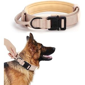 Alainzeo Collar táctico para perro, collar de entrenamiento militar ajustable de nailon para perro