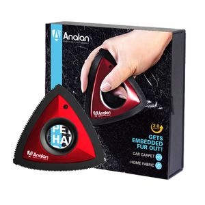 Analan - Removedor miniatura de pelo de mascotas, de gato o de perro. Cepillo para limpiar las telas