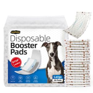 Leopinky Almohadillas desechables para aumentar el pañal para perros, talla XL, 40 unidades, forros