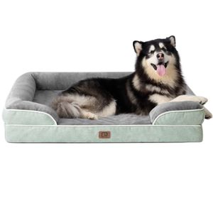 EHEYCIGA Camas ortopédicas para perros extra grandes, cama impermeable de espuma viscoelástica XL