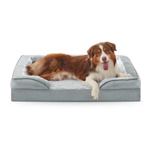 FURTIME Cama ortopédica para perros grandes, cama lavable XL para perros de tamaño grande, cómoda