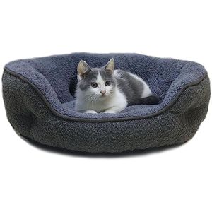 Camas para perros pequeños, camas redondas para gatos de interior, cama lavable para cachorros y