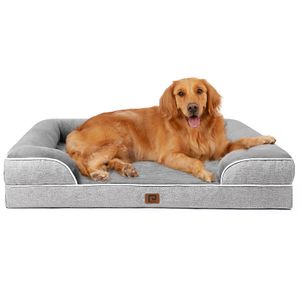 EHEYCIGA Camas ortopédicas para perros extra grandes, cama impermeable de espuma viscoelástica XL