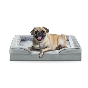 FURTIME Cama ortopédica para perros grandes, cama lavable XL para perros de tamaño grande, cómoda