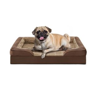 FURTIME Cama ortopédica para perros grandes, cama lavable XL para perros de tamaño grande, cómoda