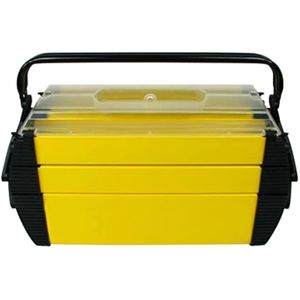 Stalwart - Caja de herramientas portátil, compartimentos de almacenamiento para herramientas,