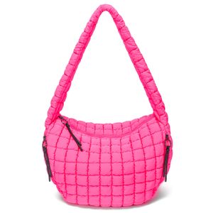 CATMICOO Bolso de mano acolchado para mujer: Bolso de hombro tipo puff para viajes - Bolsa acolchada