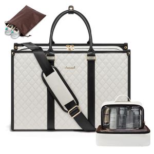 LOVEVOOK Bolsa de viaje para mujer, bolsa de fin de semana para mujer con bolsa de aseo personal,