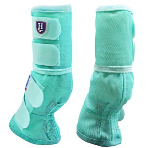 Harrison Howard Botas para moscas de caballo, ajuste contorneado, protectores de piernas, botas de